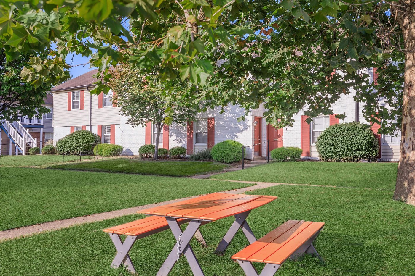 Green space and picnic areas